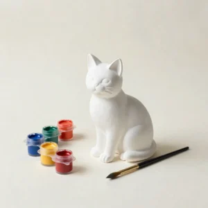 Sculpted Cat Display